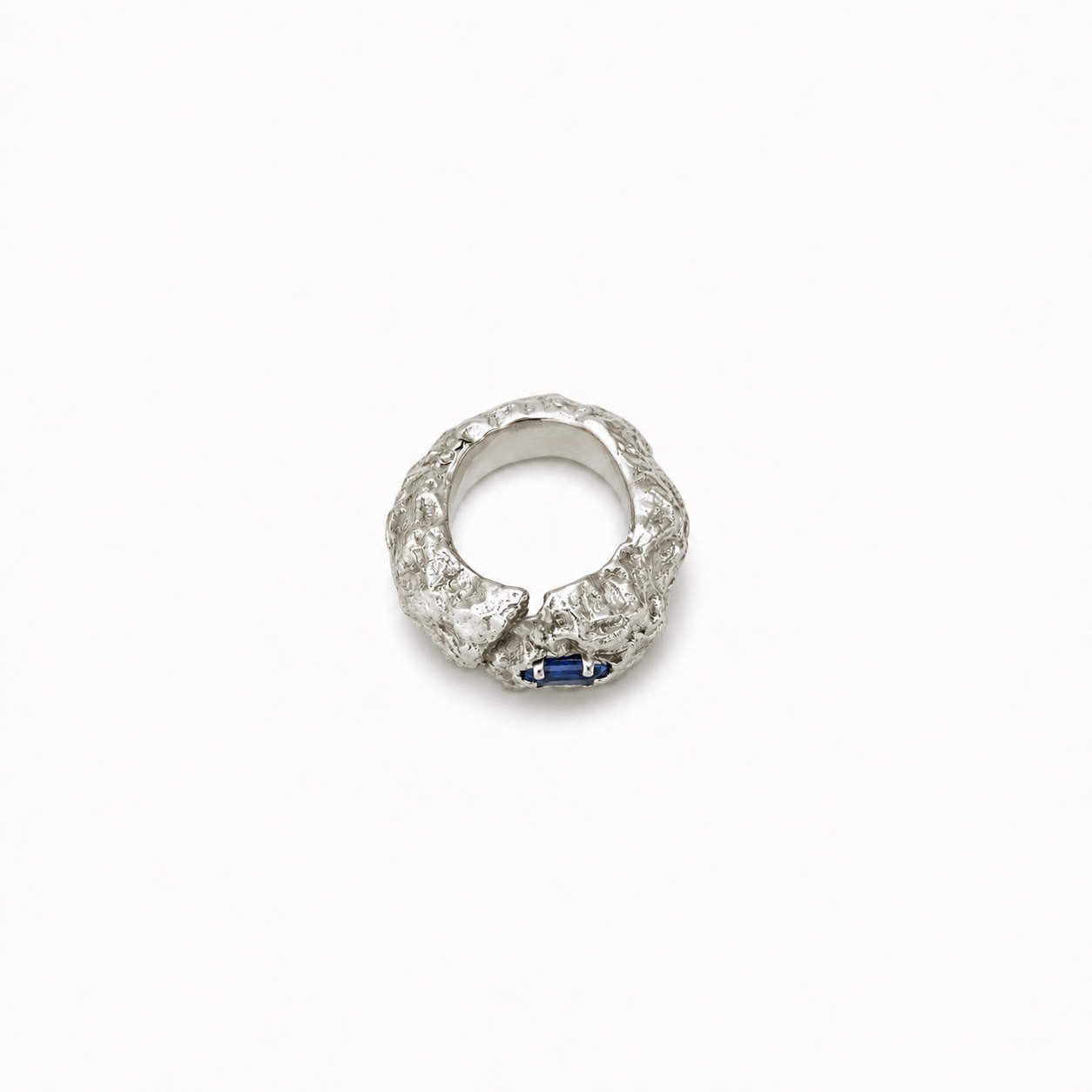 Blue Diamond Ring